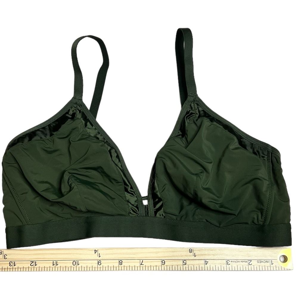 Lively The Luxe Trim Busty Bralette in Rich Olive‎ size 2 - Picture 3 of 9